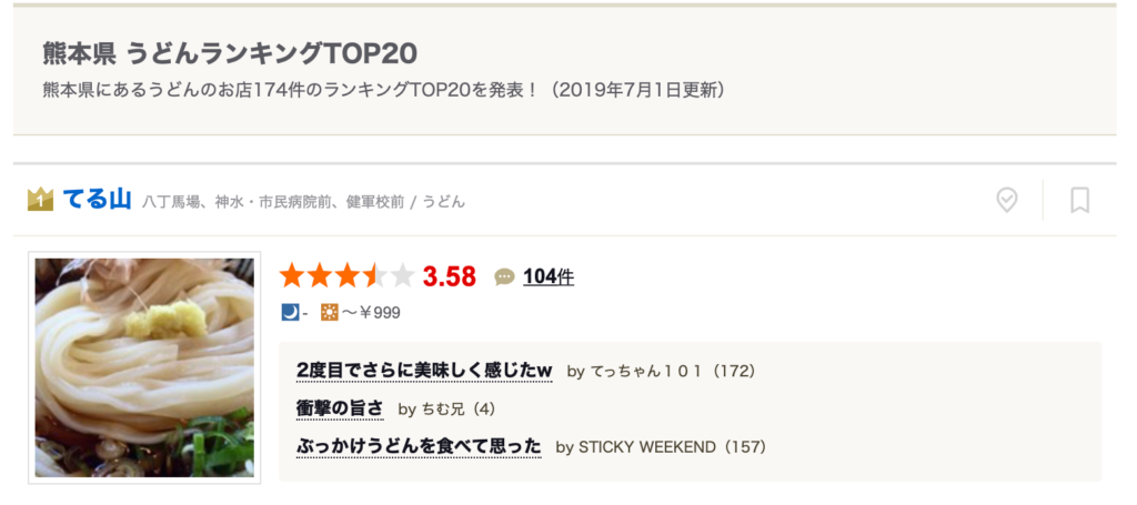 てる山 食べログランキングうどん部門不動の１位 てる山さんのうどんが噂通り絶品だった 熊本市 So On ソーオン くまもと情報マガジン